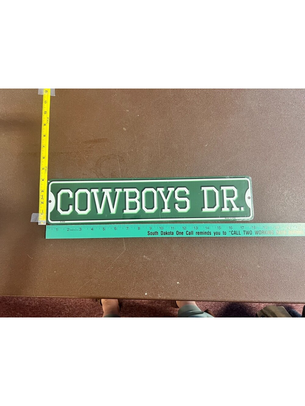 Cowboys Dr 4x18 Aluminum Metal Street Sign Football Fan Wall Decor